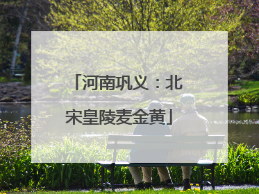 河南巩义：北宋皇陵麦金黄