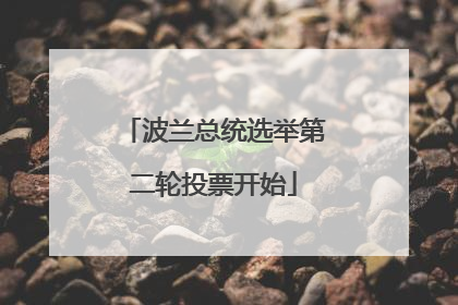 波兰总统选举第二轮投票开始