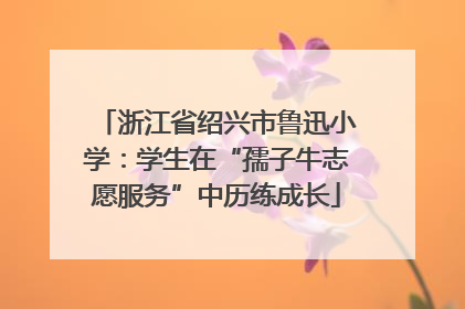 浙江省绍兴市鲁迅小学：学生在“孺子牛志愿服务”中历练成长