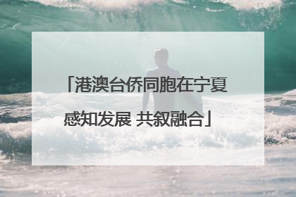 港澳台侨同胞在宁夏感知发展 共叙融合
