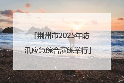荆州市2025年防汛应急综合演练举行