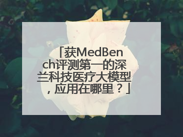 获MedBench评测第一的深兰科技医疗大模型，应用在哪里？