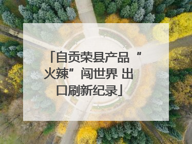 自贡荣县产品“火辣”闯世界 出口刷新纪录