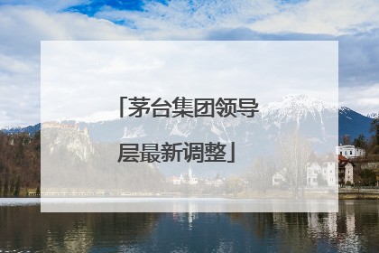茅台集团领导层最新调整