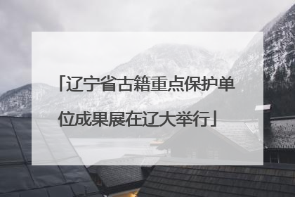 辽宁省古籍重点保护单位成果展在辽大举行