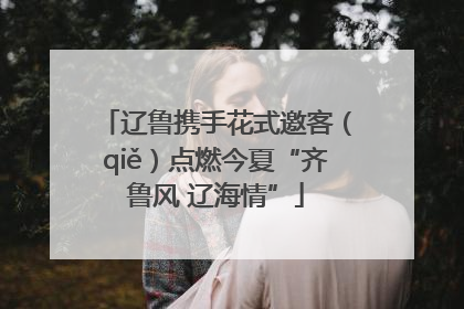 辽鲁携手花式邀客（qiě）点燃今夏“齐鲁风 辽海情”