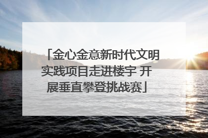金心金意新时代文明实践项目走进楼宇 开展垂直攀登挑战赛
