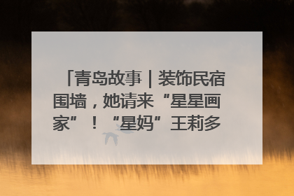 青岛故事｜装饰民宿围墙，她请来“星星画家”！“星妈”王莉多年探索孤独症融合教育，把民宿打造成特殊儿童活动站