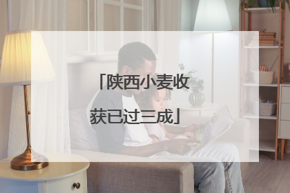 陕西小麦收获已过三成