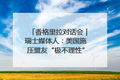 香格里拉对话会｜瑞士媒体人：美国施压盟友“极不理性” 欧洲国家无意与中国“脱钩断链”
