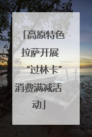 高原特色 拉萨开展“过林卡”消费满减活动