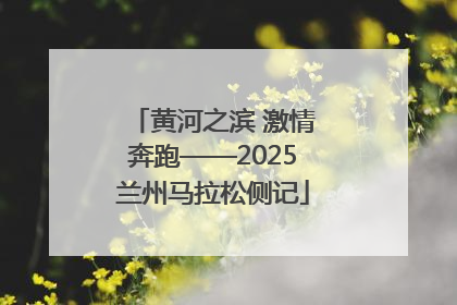 黄河之滨 激情奔跑——2025兰州马拉松侧记