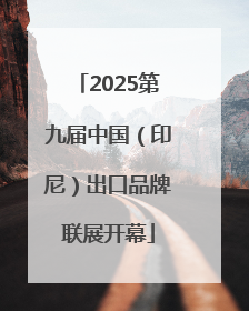 2025第九届中国（印尼）出口品牌联展开幕